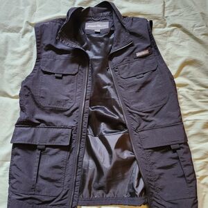 Eddie Bauer Men's Charcoal Utility Vest